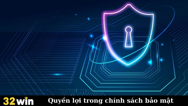 Quyền lợi được đề cập trong chính sách bảo mật