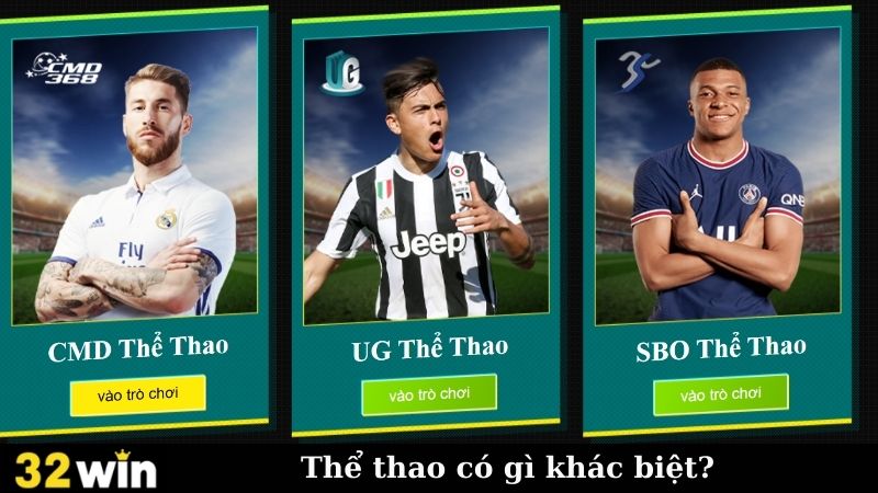Thể thao có gì khác biệt?