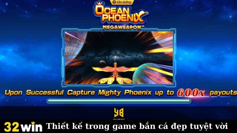 Thiết kế trong game bắn cá đẹp tuyệt vời