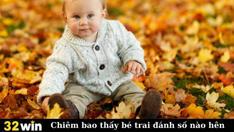Chiêm bao thấy bé trai đánh số nào hên