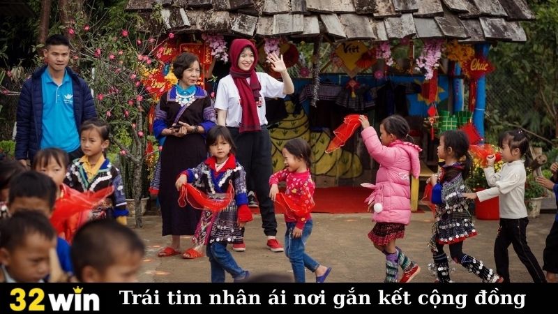 Trái tim nhân ái là sự kiện gắn kết cộng đồng